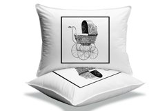 Transfer to Fabric Sheet - Pram Product Image 2