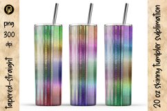 20 Oz Abstract Skinny Tumbler Bundle 1.6 Packs In One Product Image 6