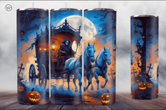 4 Halloween Tumbler Wrap Sublimations, 20 oz Product Image 5