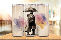 Valentine’s Day Umbrella Couple Tumbler Wrap PNG Big Bundle Product Image 16