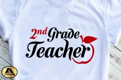 Teacher SVG PNG EPS DXF Teacher Quote SVG 2nd Grade Teacher Product Image 3