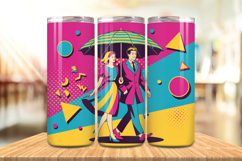 Valentine’s Day Umbrella Couple Tumbler Wrap PNG Big Bundle Product Image 17