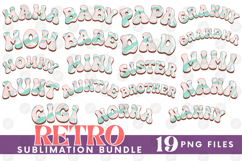 Family Mama Dad Sublimation Bundle Mother&#039;s Day Father&#039;s Product Image 1