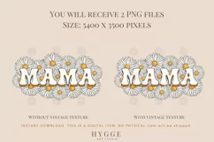 Mama Sublimation design | Mama PNG | Daisies PNG | Vintage Product Image 2