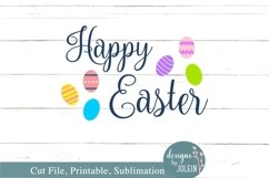 Happy Easter SVG, png, eps, sublimation, printable, JPEG Product Image 3