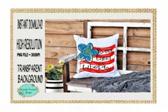 Sweet Land of Liberty Doodle Flag, Sublimation Design Product Image 2