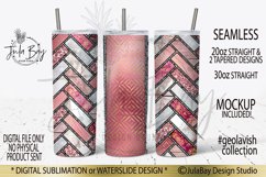 Herringbone Tumbler Wrap Bundle Colorful Seamless Wraps PNG Product Image 7
