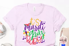 It's mardi gras baby - Mardi Gras SVG EPS DXF PNG Product Image 3
