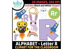 Big Alphabet Letter Clipart Bundle - Lime and Kiwi Designs Product Image 17