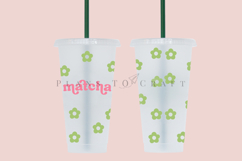 Bundle 6 Matcha 24oz Cold Cup Tumbler Wrap SVG Product Image 7