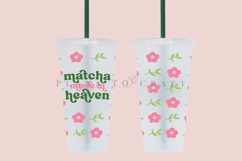 Bundle 6 Matcha 24oz Cold Cup Tumbler Wrap SVG Product Image 8