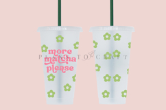 Bundle 6 Matcha 24oz Cold Cup Tumbler Wrap SVG Product Image 9