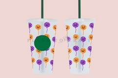 Bundle 6 Halloween 24oz Cold Cup Tumbler Wrap SVG Product Image 9