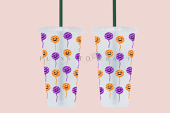 Bundle 6 Halloween 24oz Cold Cup Tumbler Wrap SVG Product Image 10