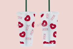 Bundle 6 Valentine 24oz Cold Cup Tumbler Wrap SVG Product Image 10