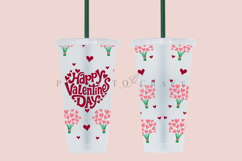 Bundle 6 Valentine 24oz Cold Cup Tumbler Wrap SVG Product Image 11