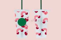 Bundle 6 Valentine 24oz Cold Cup Tumbler Wrap SVG Product Image 12