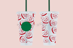 Bundle 6 Valentine 24oz Cold Cup Tumbler Wrap SVG Product Image 3