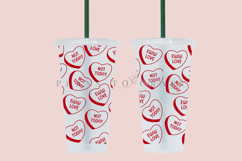 Bundle 6 Valentine 24oz Cold Cup Tumbler Wrap SVG Product Image 8