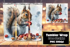 Watercolor Animals in Heartwarming Tumbler Design Product Image 1