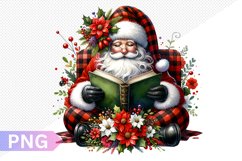 Christmas Santa Sublimation - Clipart PNG Design Product Image 1