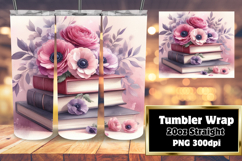 Custom 20oz Tumbler Gift Design , Books Product Image 1