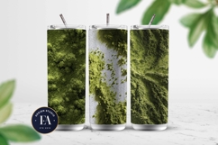 Matcha Powder Texture, Green Matcha Dust Digital Paper Product Image 2