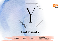 Leaf Kissed Monogram Product Image 1