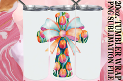 BLISSFUL SUNSETS 20oz TUMBLER WRAP, Flower Cross Product Image 1