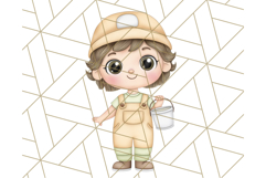 Tiny Zoo Friends Clipart, Cute Cartoon Zoo Animals PNG Product Image 5