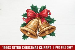 1950s Retro Christmas Sublimation PNG Product Image 1