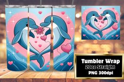 Creative Tumbler Wrap Template , Valentines Product Image 1