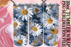 Whimsical Floral Tumbler Art Product Image 1