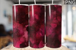 Burgundy Alcohol Ink Tumbler Wrap - High Quality 300 Dpi Product Image 1