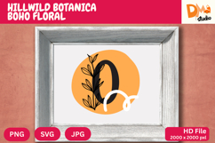 Hillwild Botanica Boho Floral Monogram Product Image 1