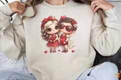 Couple Cupid For Valentine Clipart PNG Product Image 1