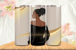 Black Girl Magic Black Woman Positive mind 20oz Tumbler wrap Product Image 1