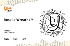 Rosalia Wreaths Monogram Product Image 1