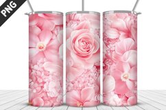Flowers Tumbler Wrap | Sublimation Design | Tumbler PNG Product Image 1