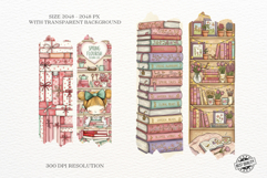 Spring Reading Brushstrokes Clipart Product Image 3