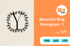 Botanika Ring Monogram Product Image 1