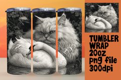 Chic Cat Charm: Sublimation Tumblers for Cat Lovers Product Image 1