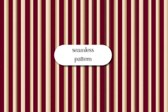 Beige and Burgundy Seamless Vertical Stripe Pattern Product Image 1