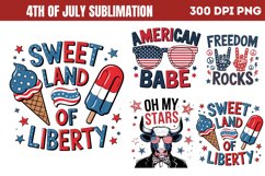 4th Of July Sublimation PNG Product Image 1
