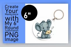 Adorable Animal Ornaments - Sublimation Circle Product Image 1