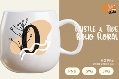 Thistle &amp; Tide Boho Floral Monogram Product Image 1