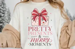 Pretty Presents and Merry Moments PNG Sublimation Design Product Image 3
