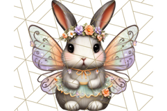 Halloween Bunny Clipart, Cute Bunnies in Costumes PNG Product Image 5