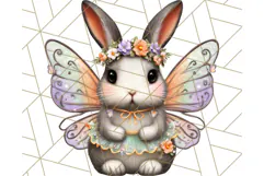 Halloween Bunny Clipart, Cute Bunnies in Costumes PNG Product Image 5