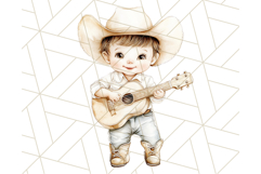 Cowboy Clipart PNG, Kid Western Country Graphic Product Image 5